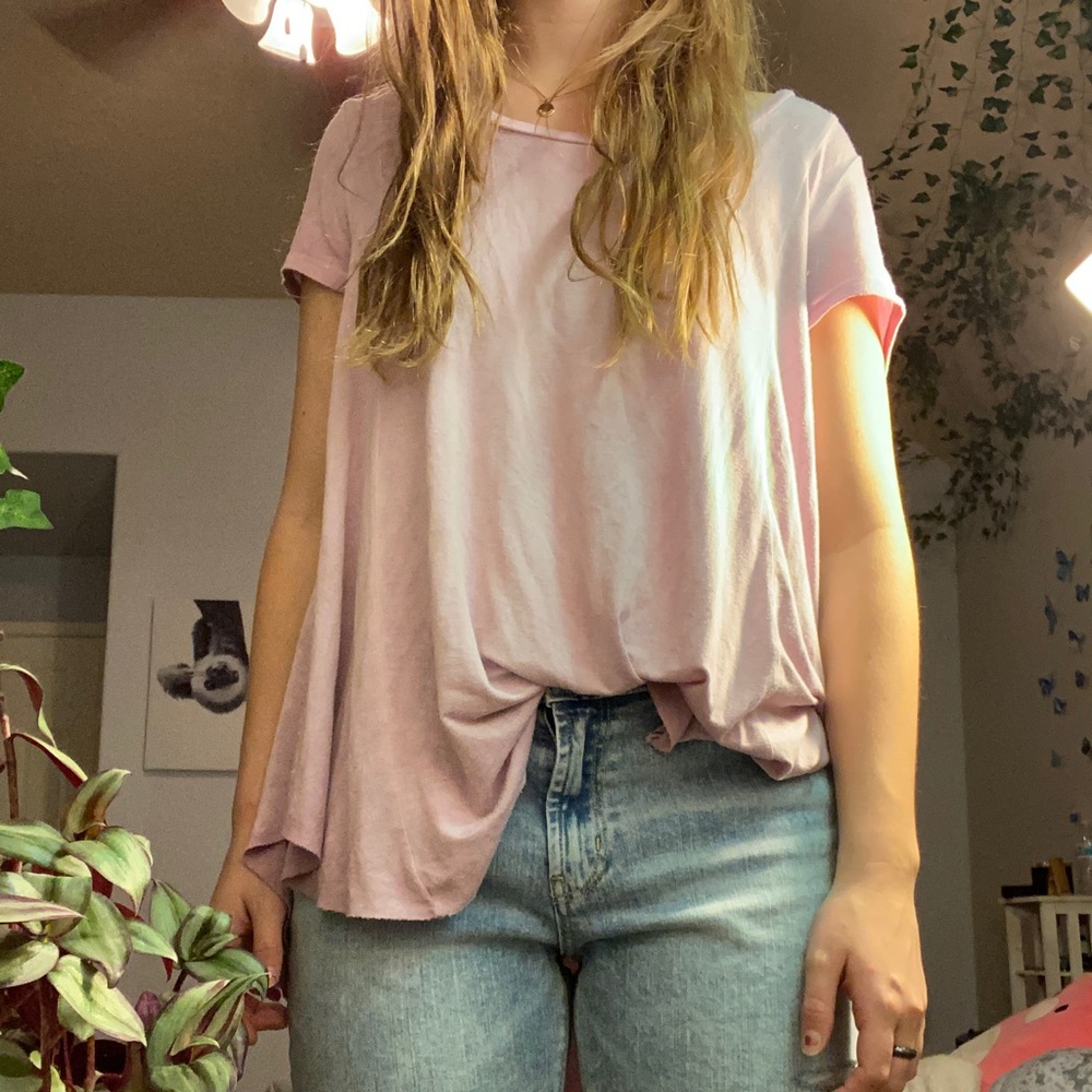 Light pink soft and sexy shirt
